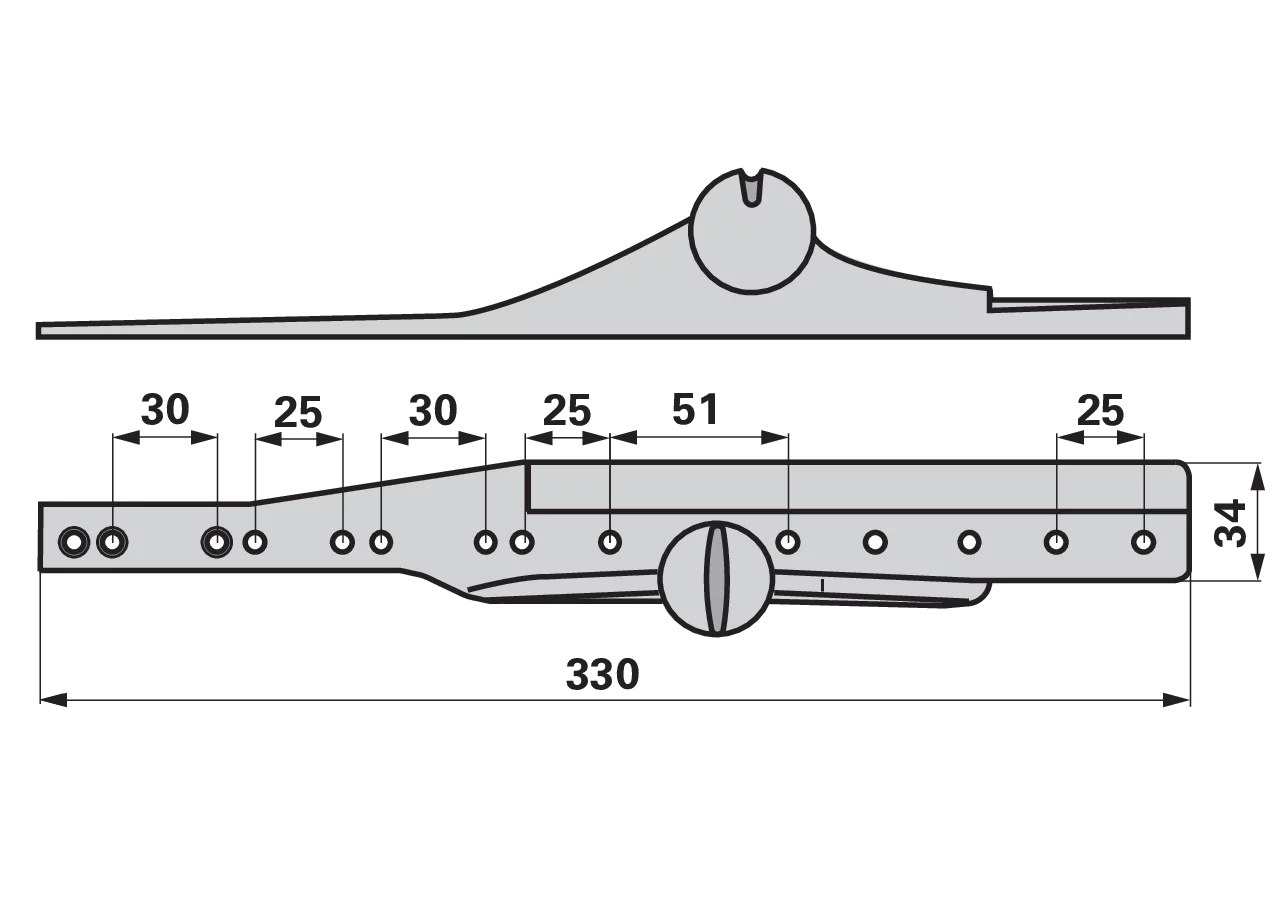 Messerkopf für Ölantrieb ESM 3450930 ESM