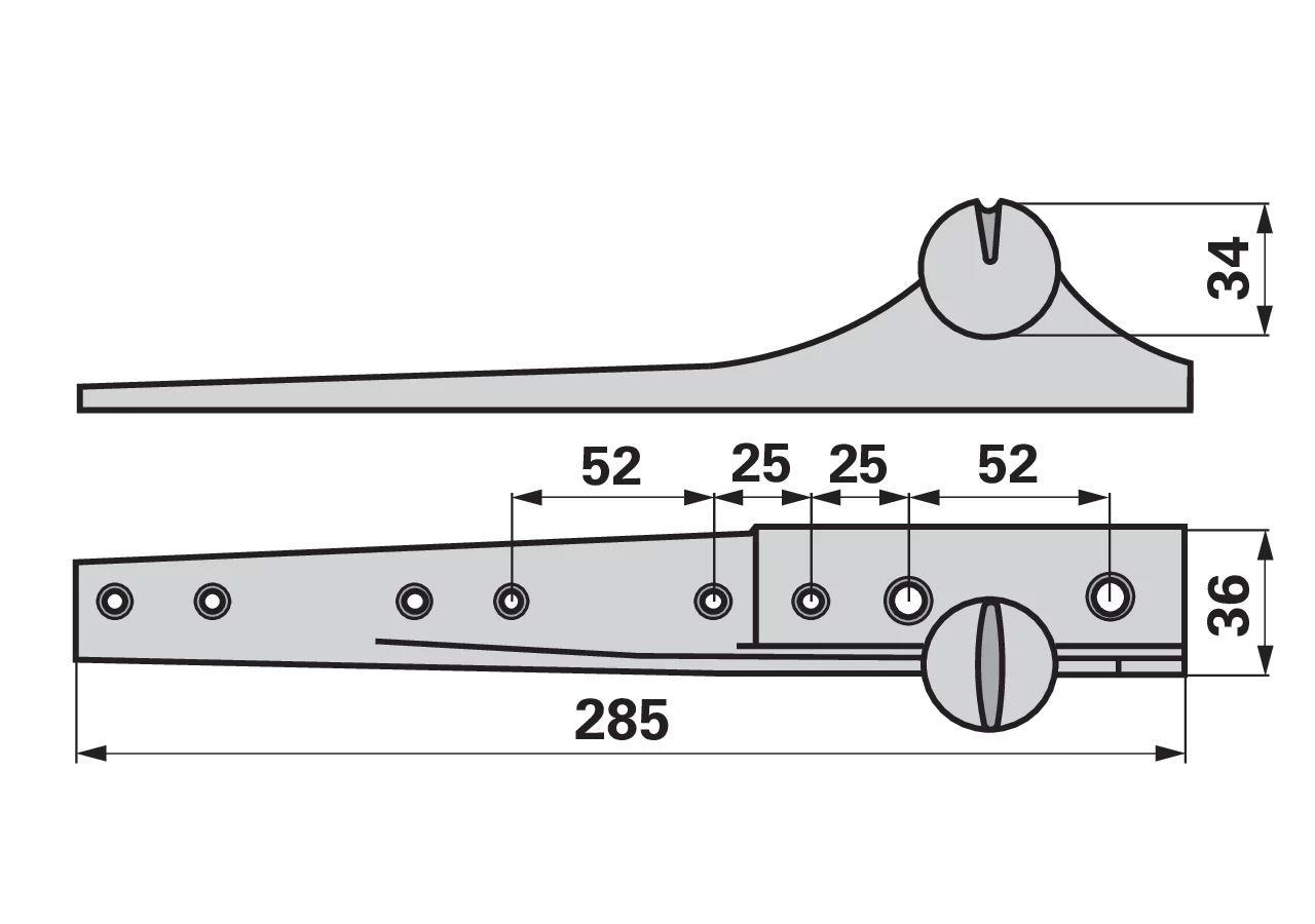 Messerkopf Stahl mit 8 mm Löcher – passend für Steyr 180A7256 GartenShop24