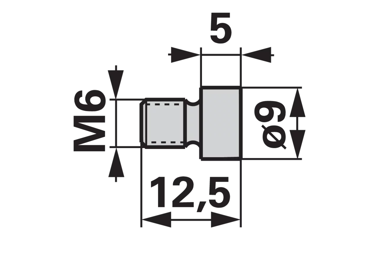 Mitnehmerstift M6 – passend für Vogel und Noot FG212183 GartenShop24