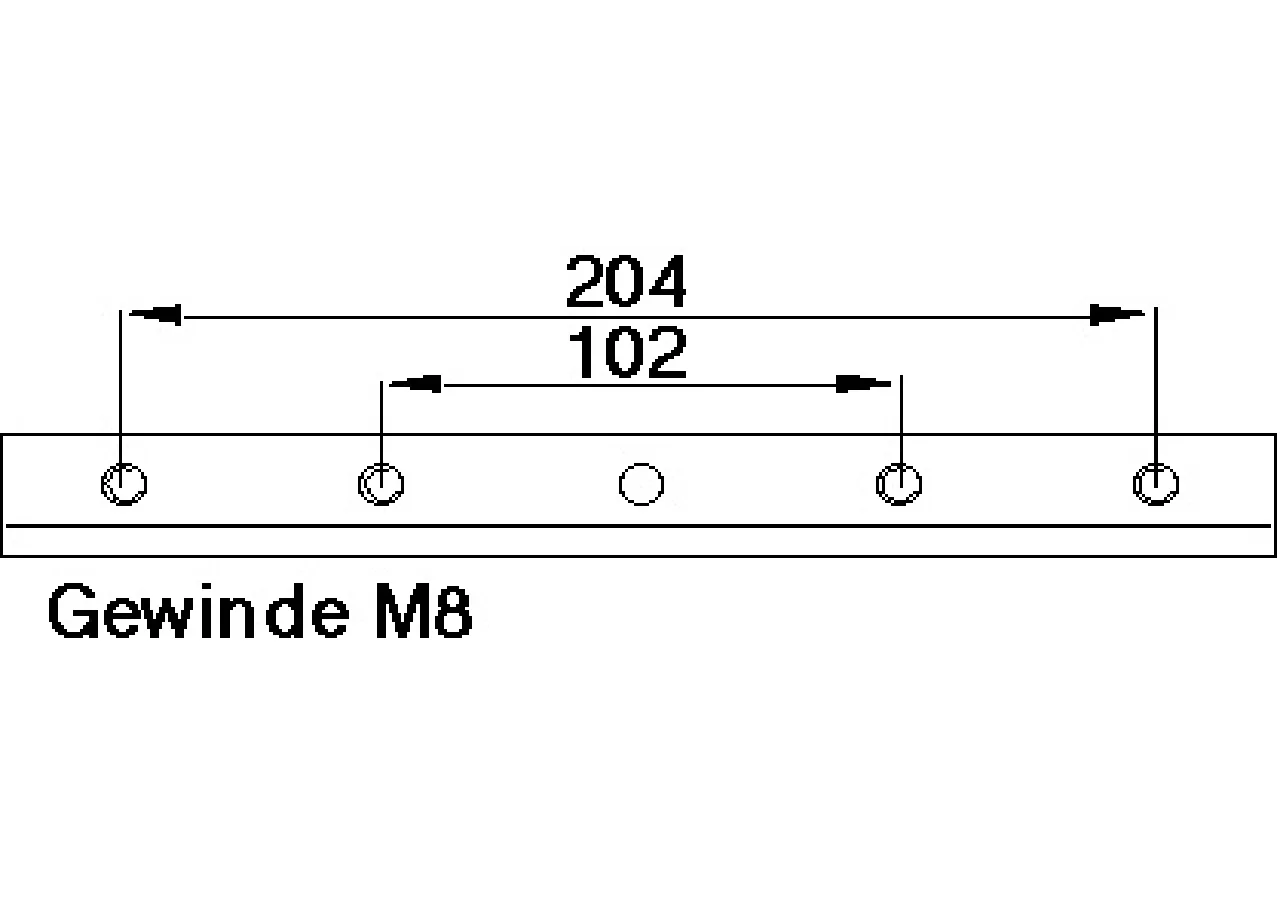 Mähmesser L 97 cm, 19 Klingen, glatt ESM 2490430 ESM