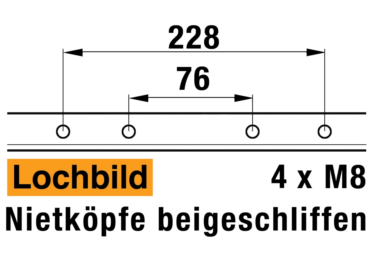Mähmesser L 82 cm, 11 Klingen, gezahnt ESM 2600300 ESM