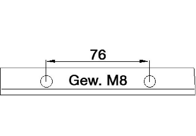 Mähmesser L 82 cm, 11 Klingen, gezahnt ESM 2600300 ESM