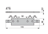 Mähmesser L 145 cm, 19 Klingen, gezahnt, DIN 75 – passend für Aebi 104.6524 Schröckenfux