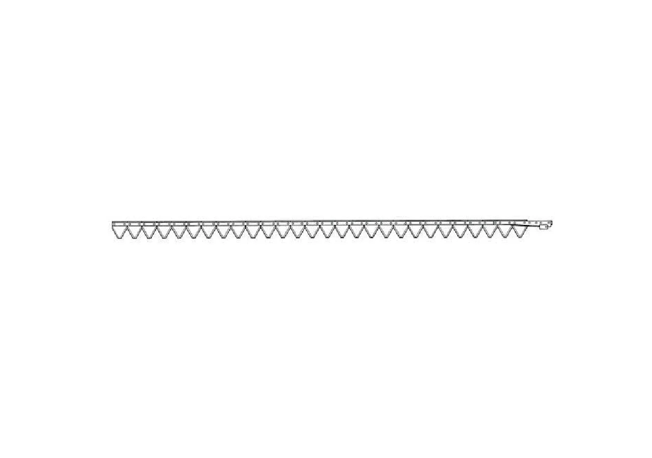Mähmesser L 205 cm, 28 Klingen, gezahnt – passend für Gaspardo 21120102 GartenShop24