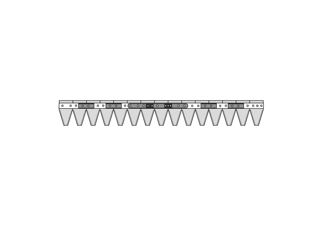 Mähmesser L 80 cm, 15 Klingen, gezahnt – passend für BCS 590.58724T GartenShop24