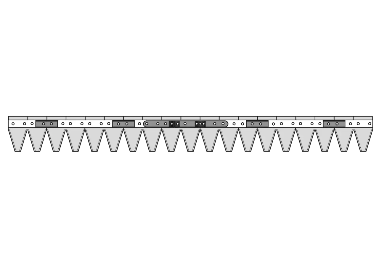 Mähmesser L 97 cm, 19 Klingen, gezahnt – passend für BCS 590.58728T GartenShop24