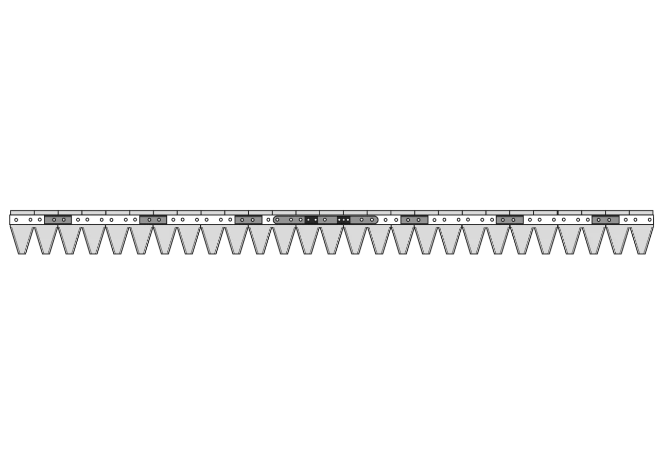 Mähmesser L 135 cm, 27 Klingen, gezahnt – passend für BCS 590.58740T GartenShop24