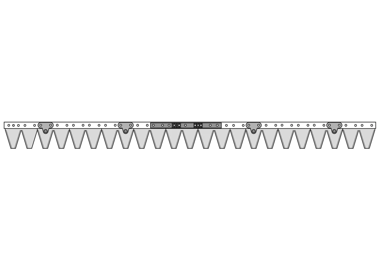 Mähmesser L 115 cm, 23 Klingen, gezahnt – passend für BCS 590.58688 GartenShop24