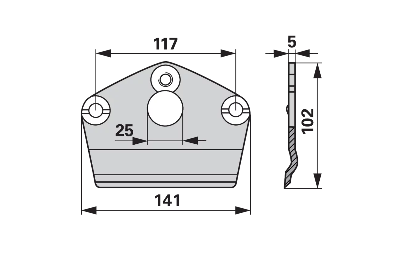 Messerhalter L 141 mm – passend für Mörtl FN22S GartenShop24