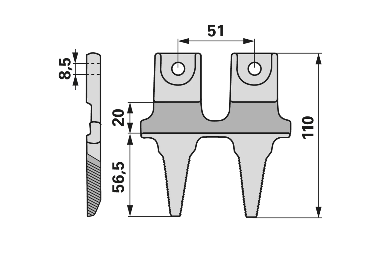 Doppelfinger BCS 524.58713T BCS