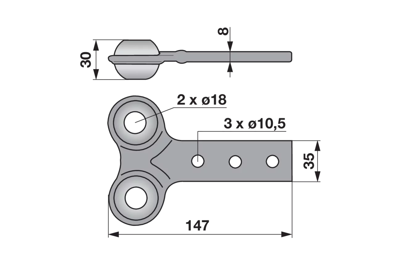 Umlenkhebel – passend für Mörtl V1215/5 GartenShop24