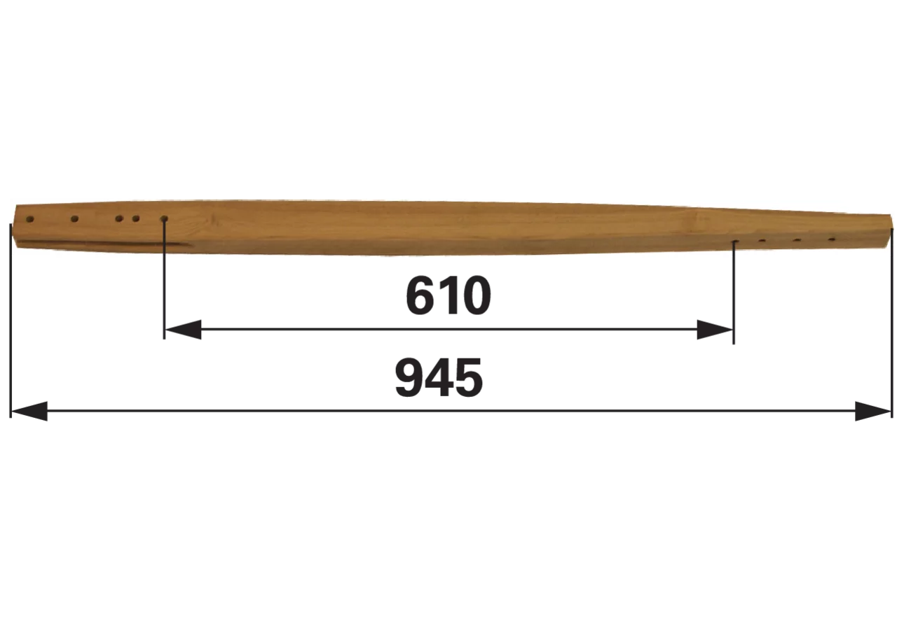 Treibstangenholz L 945 mm – passend für Mörtl N73R GartenShop24