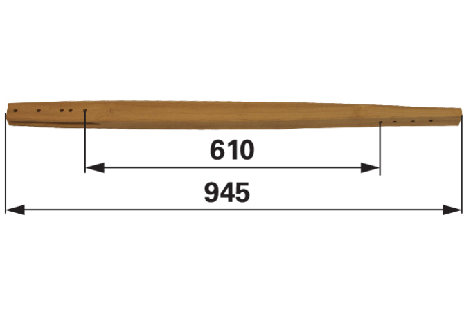 Treibstangenholz L 945 mm – passend für Mörtl N73R GartenShop24