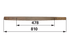 Treibstangenholz L 810 mm – passend für Mörtl N73G GartenShop24
