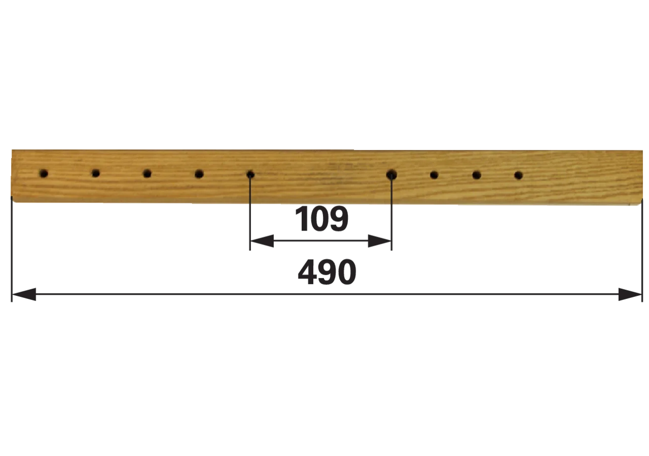 Treibstangenholz L 490 mm – passend für Steyr 18072124 GartenShop24