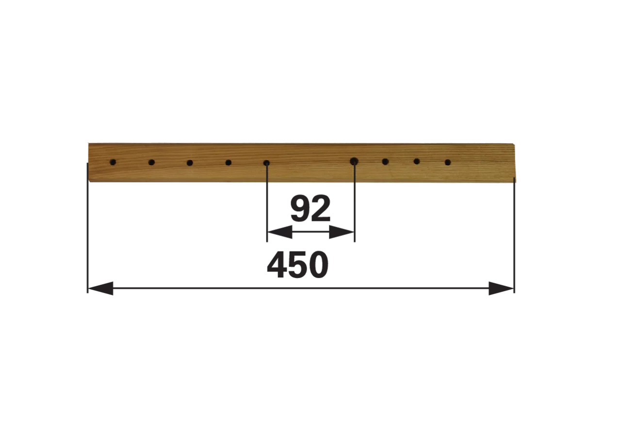 Treibstangenholz L 450 mm – passend für Steyr 18872262 GartenShop24