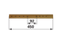 Treibstangenholz L 450 mm – passend für Steyr 18872262 GartenShop24