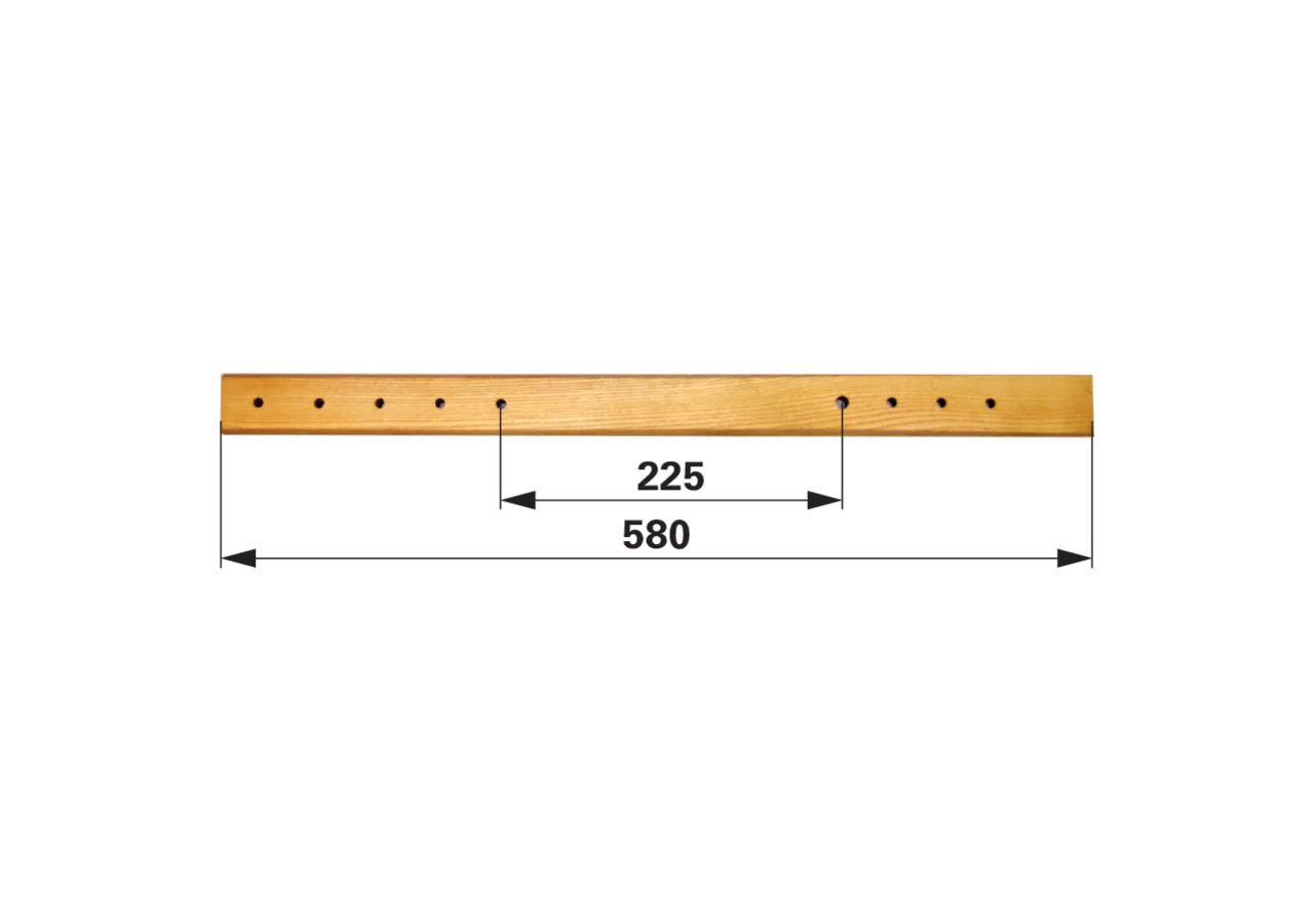Treibstangenholz L 580 mm – passend für Steyr 1907847 GartenShop24