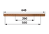 Treibstangenholz L 640 mm – passend für Steyr PL540 GartenShop24