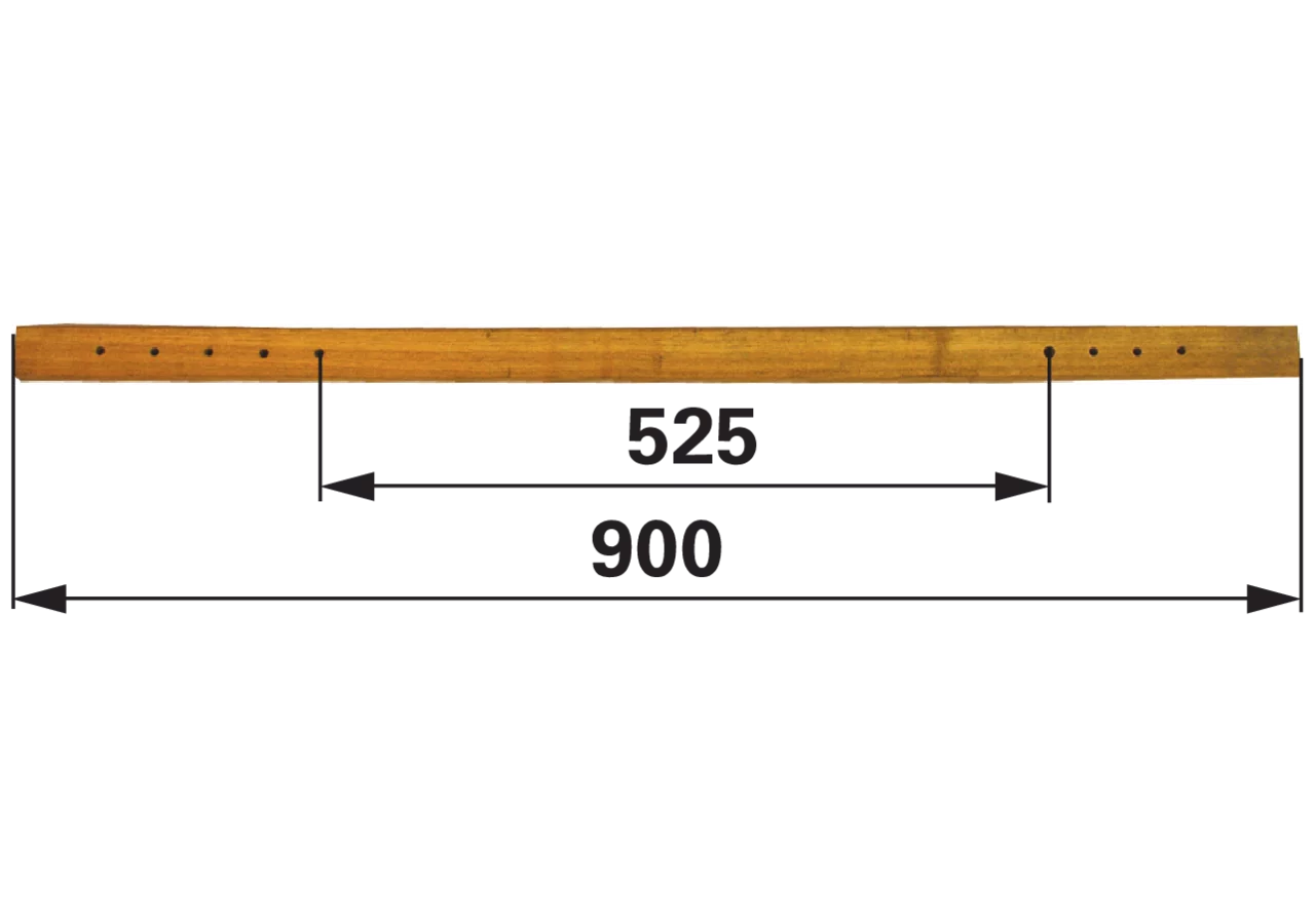 Treibstangenholz L 900 mm – passend für Steyr PH562 GartenShop24