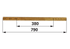 Treibstangenholz L 790 mm – passend für Steyr PH540 GartenShop24