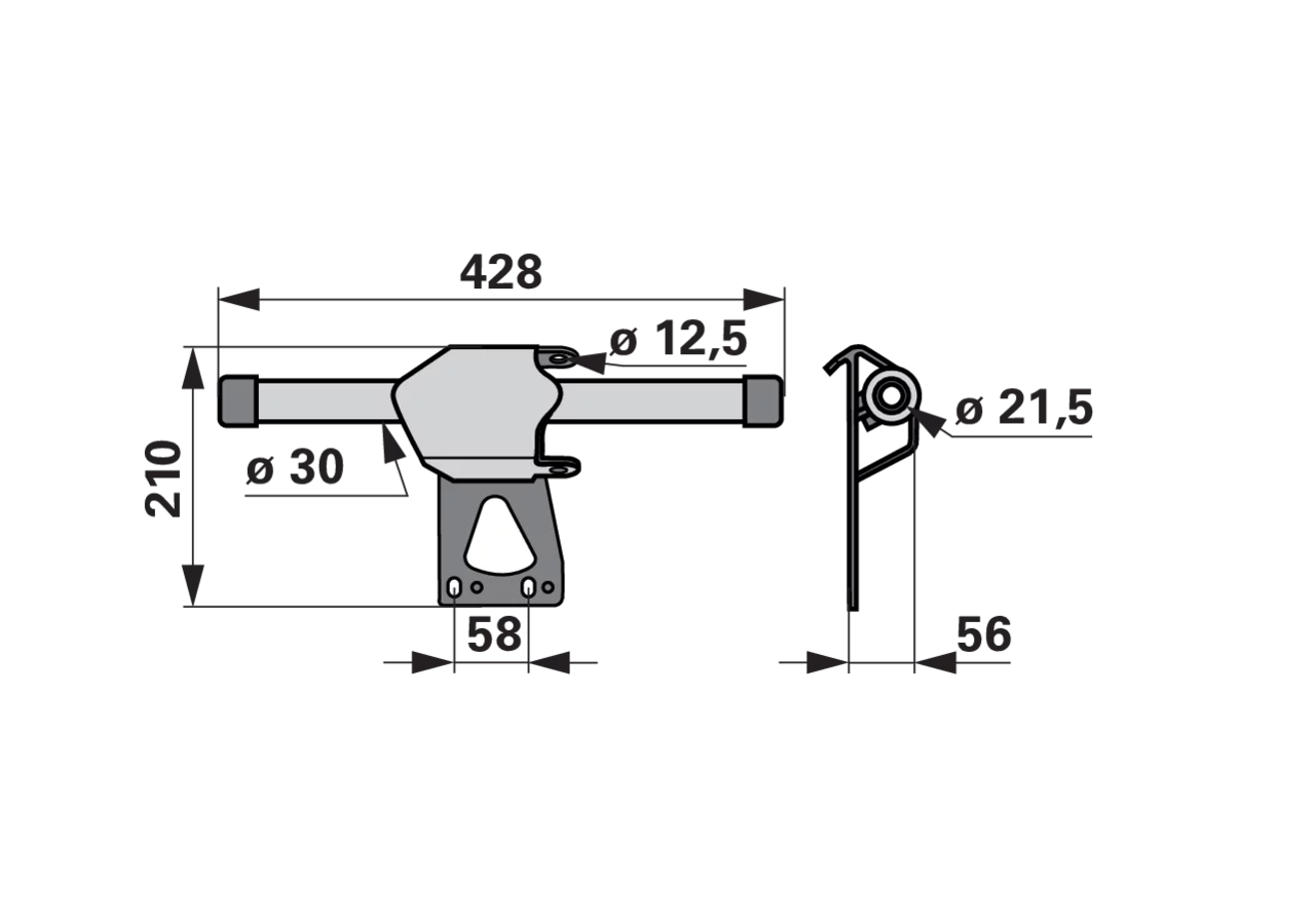 Gleitelement komplett, CP DM Rapid 257360 Rapid