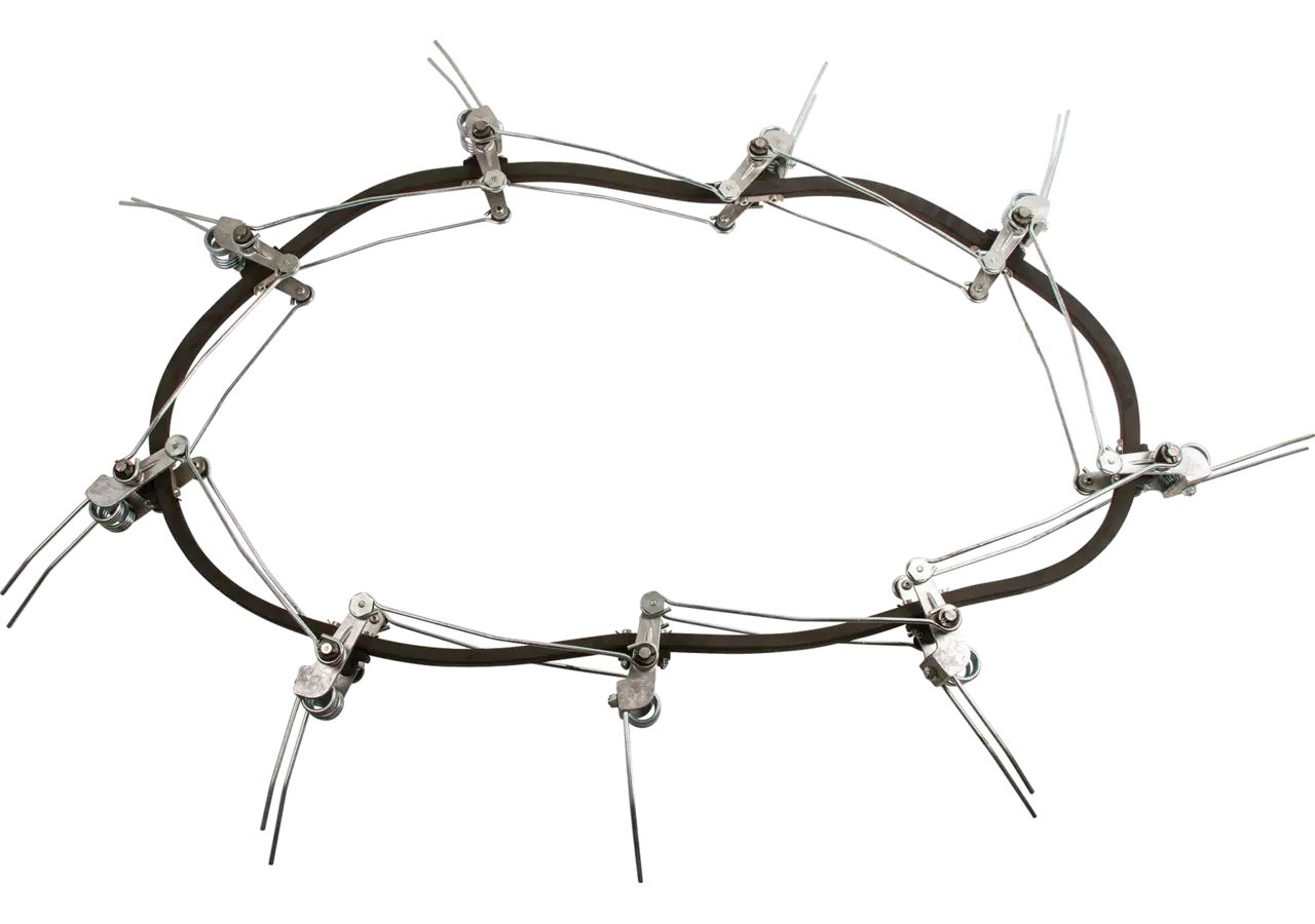 Zinkenband B 32 x L 3.250 mm, 9 Zinken gebogen – passend für Rapid 250887 GartenShop24