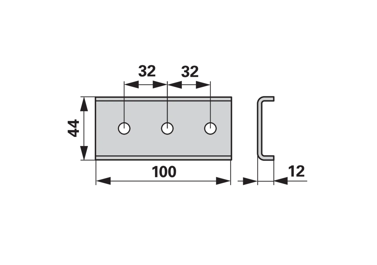 Versteifungsblech L 100 x B 47 mm – passend für Aebi 210.0379 GartenShop24