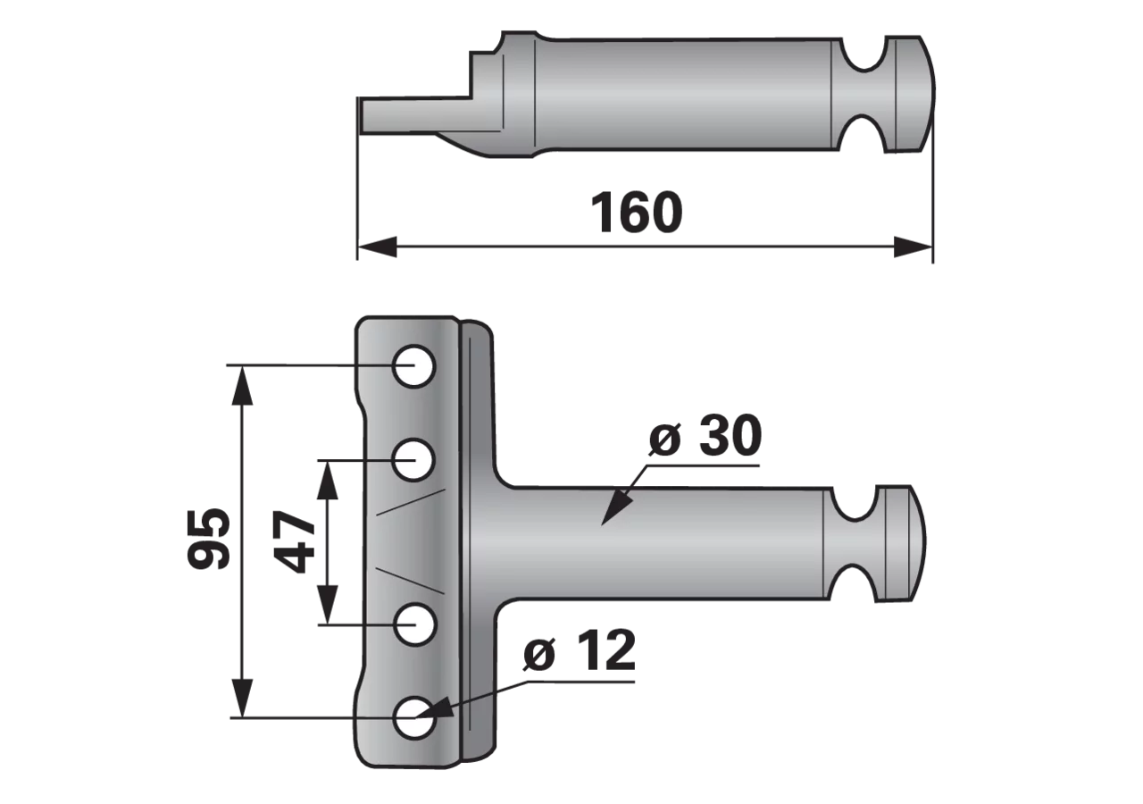 Tragzapfen ESM 3730050 ESM