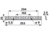Verstärkungsleiste L 253 mm ESM 3740210 ESM