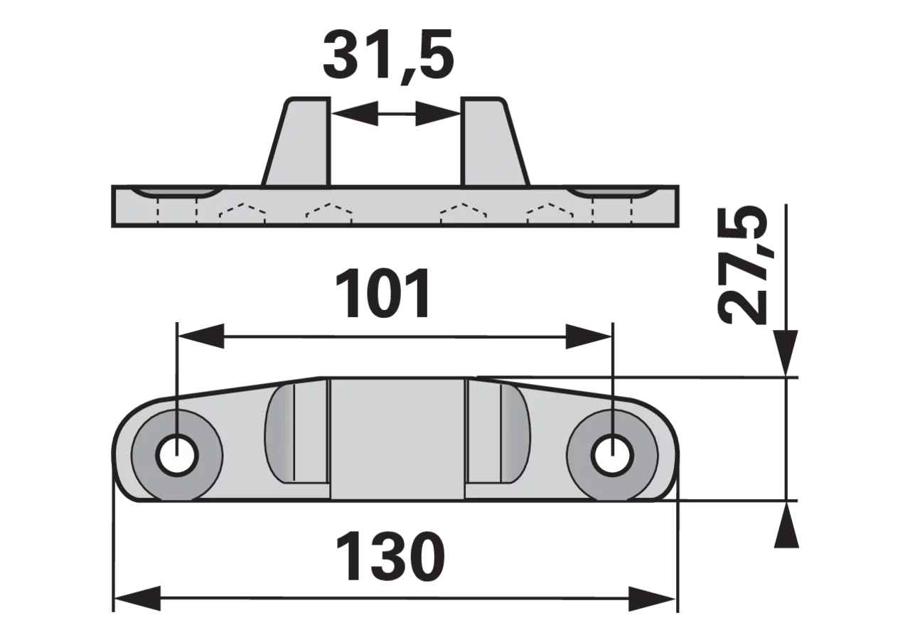 Messerkopf Kulissenbreite 31,5 mm ESM 3450130 ESM