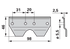 Führungsleiste L 98 mm ESM 391301 ESM