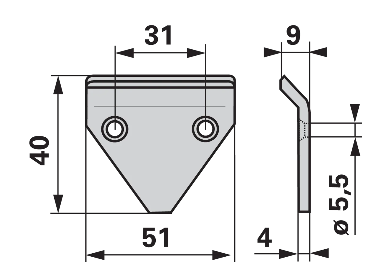Führungsleiste L 51 mm ESM 650501 ESM