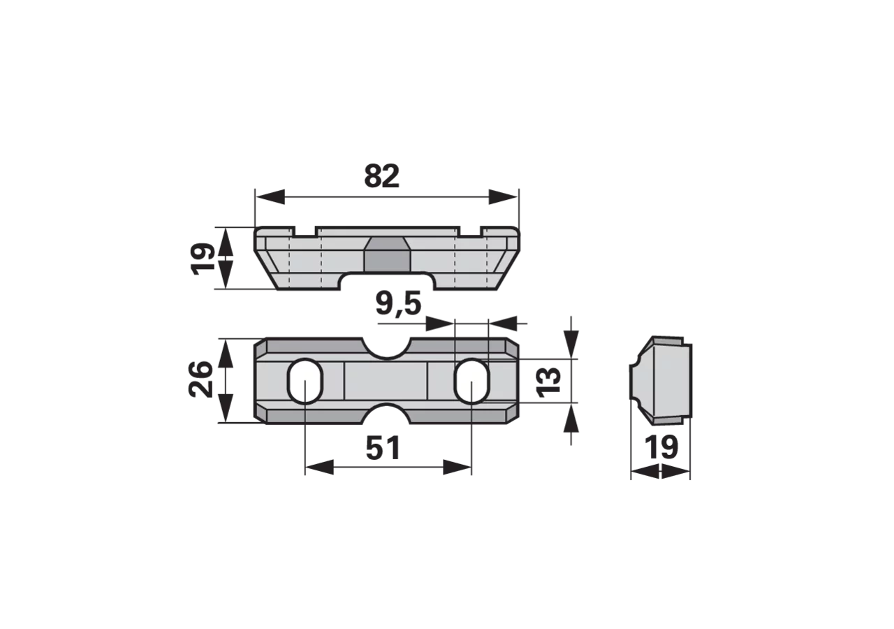 Führungsstück ESM 602604 ESM