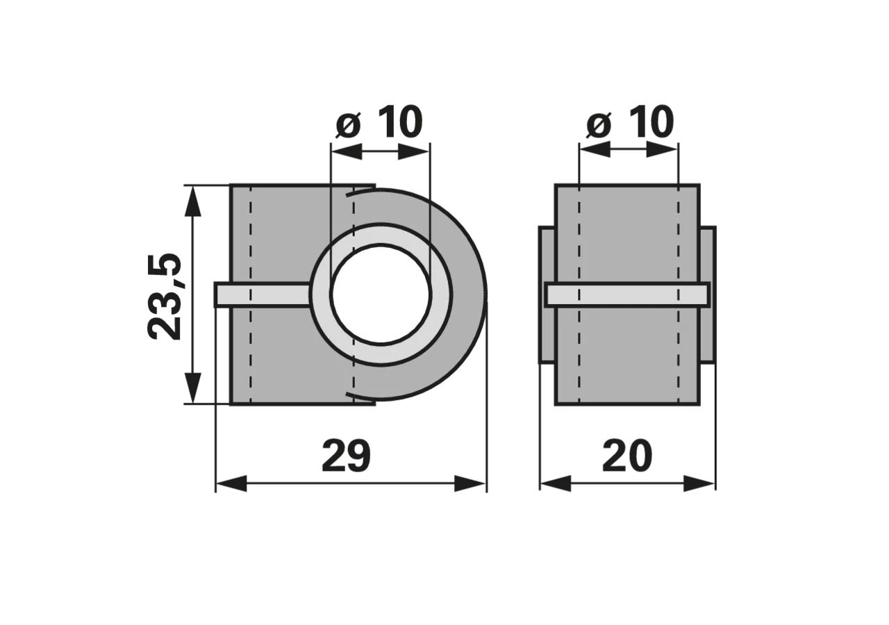 Schalthebellager bei Schaltgestänge BCS 552.42528.5 BCS
