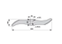 Messer oben, 600 mm – passend für ERO FK300211 GartenShop24