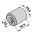 Buchse AD 39,5 x ID 20 x L 35,5 mm GartenShop24 - Hochwertige Gartengeräte