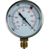 Vakuummeter AD 100 mm, Gewinde 1/2 Zoll, Gehäuse verchromt – Durchmesser 100 mm