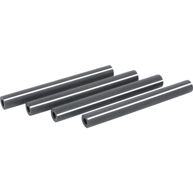 Milchschlauch-Set Gummi, weißer Streifen, ID 8,5 x L 150 mm