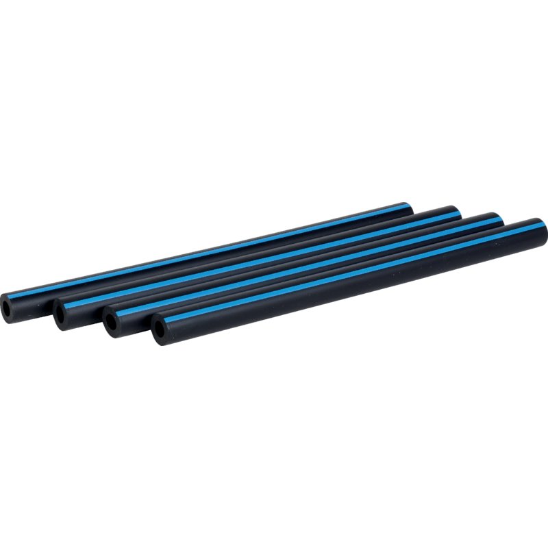 Miele Luftschlauch-Set Gummi, AD 13,5 x ID 6,5 mm, blauer Streifen, L 200 mm