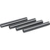 Milchschlauch-Set Gummi, weißer Streifen, ID 9 x L 130 mm