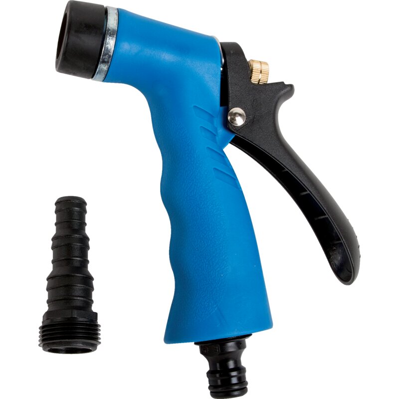 Euterbrause gummiert, Blau – Robuste MetallausführungInkl GartenShop24 - Hochwertige Gartengeräte