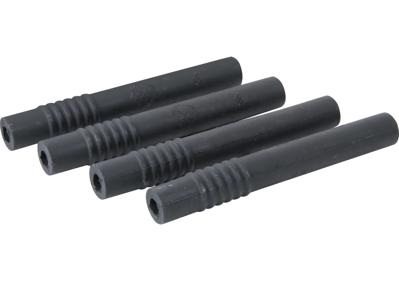 Milchschlauch-Set Gummi, Schwarz, ID 8,7 x L 150 mm GartenShop24
