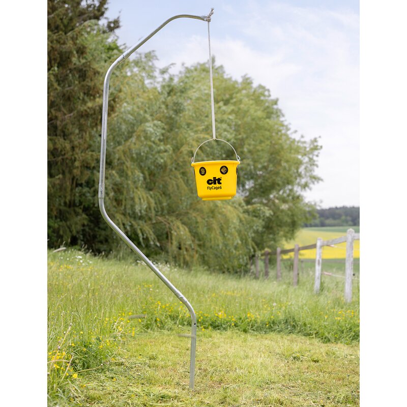 Fliegenfalle inkl. Deckel, Gittereinsatz und Lockstoff cit FlyCage6 GartenShop24 - Hochwertige Gartengeräte