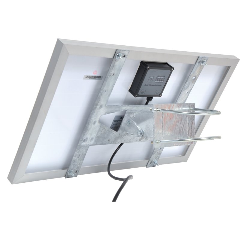 Gallagher Solarmodulhalterung 10/20/30 W, für Pfahlmontage bis 120 mm Gallagher 069774 Gallagher