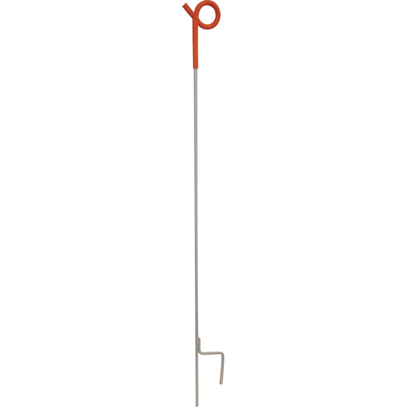Gallagher Federstahlpfahl L 100 cm, Federstahl, Orange-Weiß, 10 Stück Gallagher 642134 Gallagher