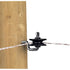 Eckrolle Gallagher Holzgewinde 010707 – Rollen-Eckisolator, 5 Stück