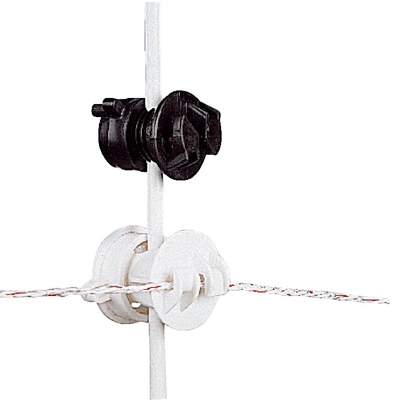 Gallagher Universalisolator für AD 4–10 mm, Schwarz, 20 Stück Gallagher 010950 Gallagher