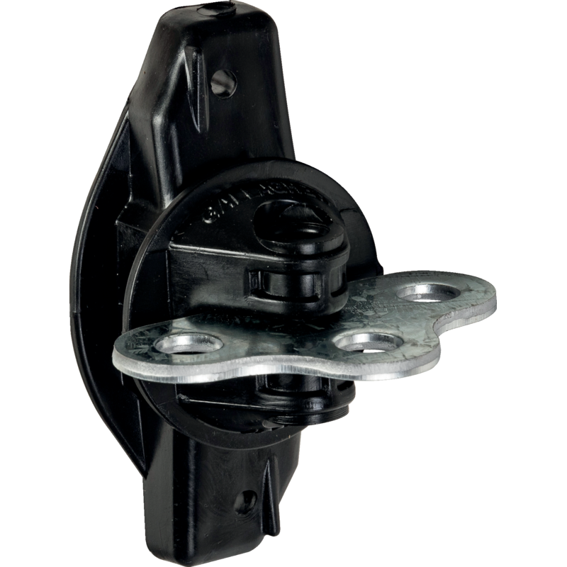 Torgriffisolator 3-fach Gallagher 021451 – 4 Stück mit verzinkter Verbindungsplatte