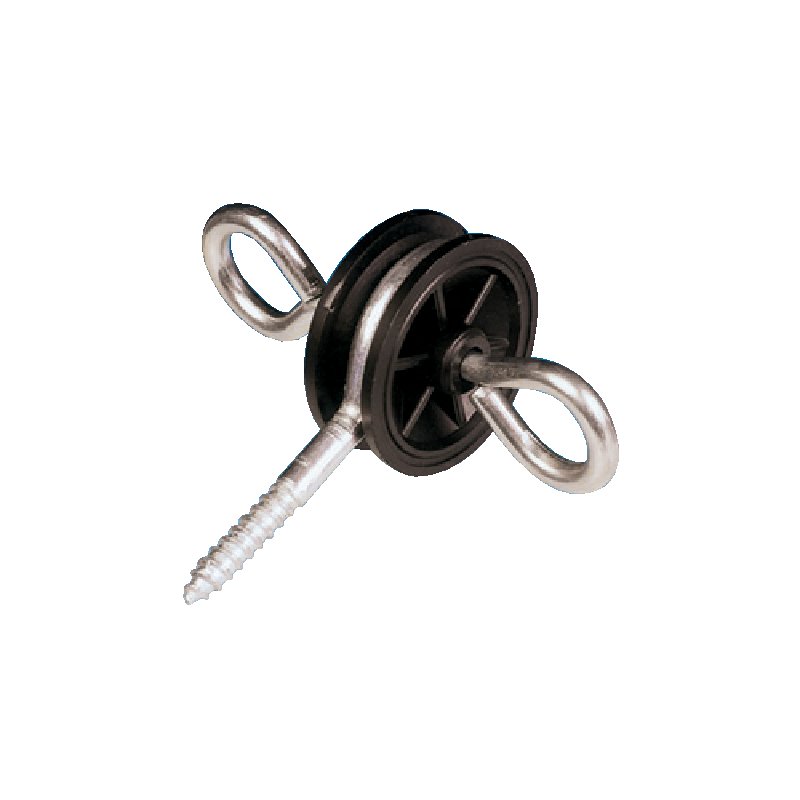 Torgriffisolator Gallagher 2-fach Compact 020096 mit Holzgewinde, 5 Stück